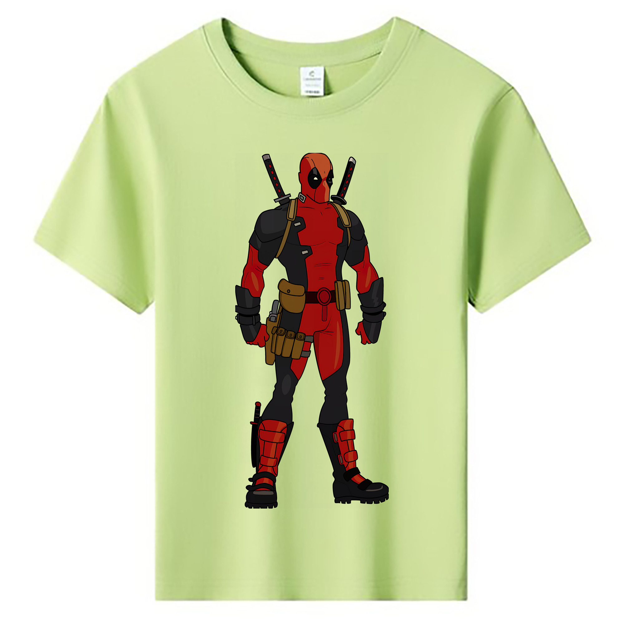 （画像用） Deadpool デッドプール 綿100％キッズTシャツ（フロントプリント）